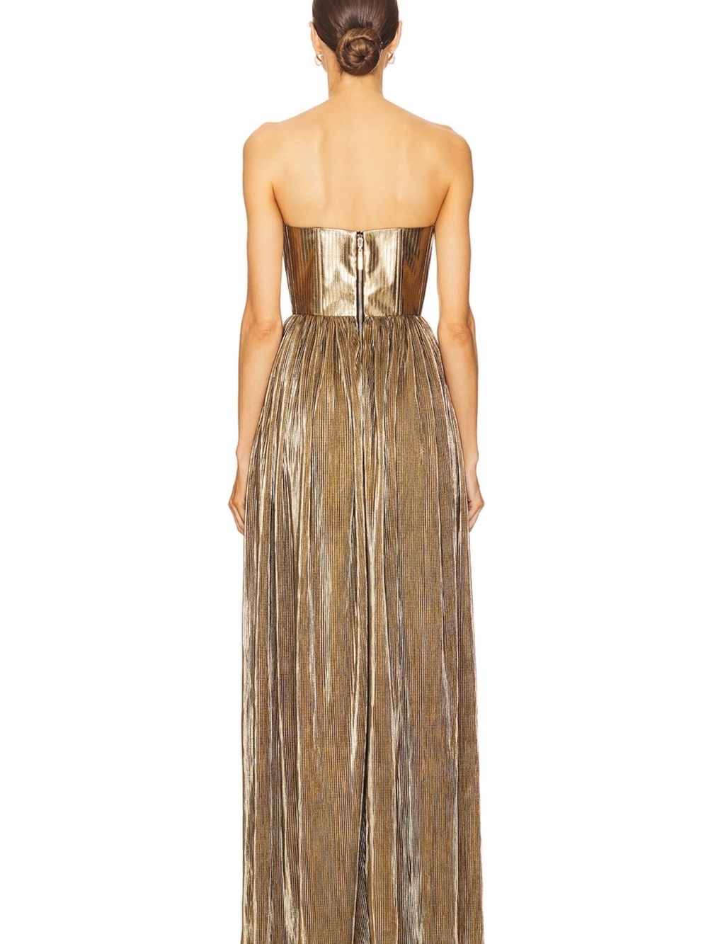 Bronx and Banco Florence Strapless Gown in Gold - Picture 2 of 7